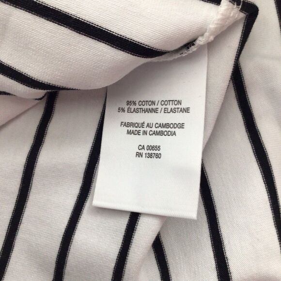 𝅺REITMANS white striped graphic tee Summer vibes t-shirt cotton spandex XXL - Picture 5 of 9